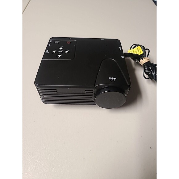 Mini Projector H80 LED Orthographic Projection 80Lumen 1080P Needs Power Plug - Picture 4 of 7